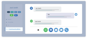 RECRU integrates with WhatsApp and LinkedIn